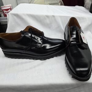 Classic Black Leather Men's Shoes